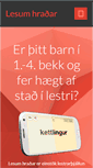 Mobile Screenshot of lesumhradar.betranam.is