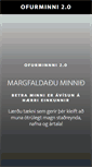 Mobile Screenshot of ofurminni.betranam.is